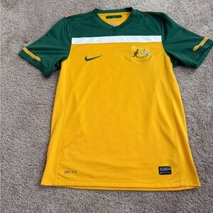 Nike Australia 2010 2012 Home Football Jersey 2010 FIFA World Cup Small Men's S